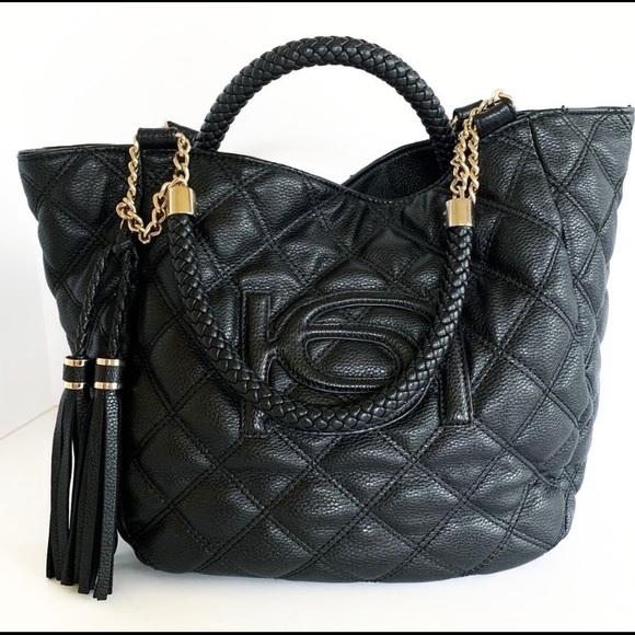 B E B E BRIGITTE QUILTED TASSLE BAG - Picture 10 of 10